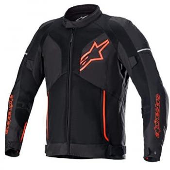 Alpinestars Chaqueta de Moto Viper V3 Air Verano Ventilación 3D Negro-Rojo