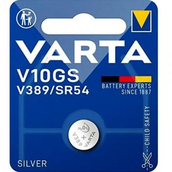 Varta V10GS SR54 Silver Oxide Button Cell Battery 1.5V 85mAh