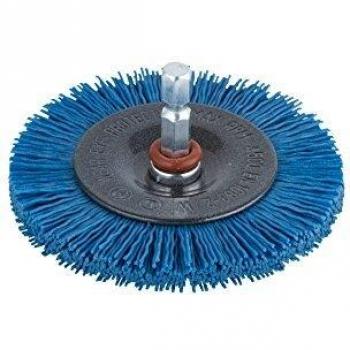 Cepillo de disco de alambre de nylon suave 75 x 10 mm