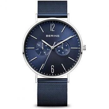 BERING Reloj Analógico para Hombre de Cuarzo con Correa en Acero Inoxidable 14240-303