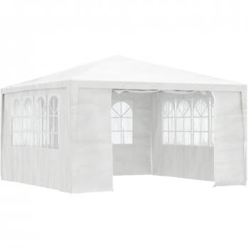 vidaXL Professional Party Tent with Side Walls 4x4 m White 90 g/m