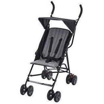 Safety 1st Flaps Silla Paseo ligera pesa solo 5,5 kg, plegable y compacta, reclinable 2 posiciónes, Cochecito de viaje, con capota solar, color black chic