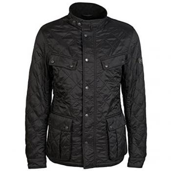 Barbour International Tourer Ariel Men's Polarquilt Jacket - Black - Size: Small