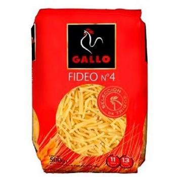 Pasta Fideua Gallo N° 4 bolsa 500 gr – Lote de 2 unidades