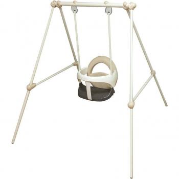 Columpio Evolutivo Infantil Smoby Baby Swing, Metal, Color Beige, 120 cm