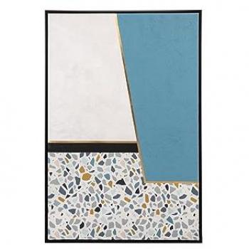Cuadro Abstracto Pintado a Mano Multicolor 83x5x124 cm - Adda Home
