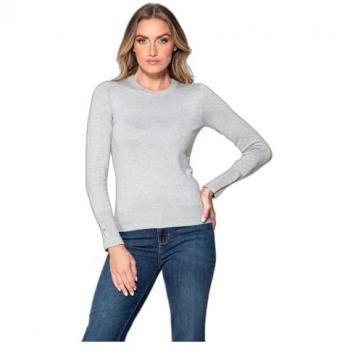 Guess Elinor Regular Fit Grey Pullover for Women XL