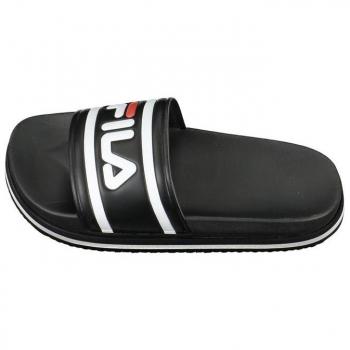 Fila Women's Black Polyethylene Wedge Sandal - Size 8 US (EU38) with Contrast Details