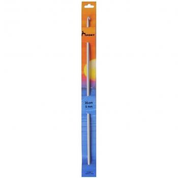 Doble Terminal Ganchos De Ganchillo Tunecino 35cm x 5mm