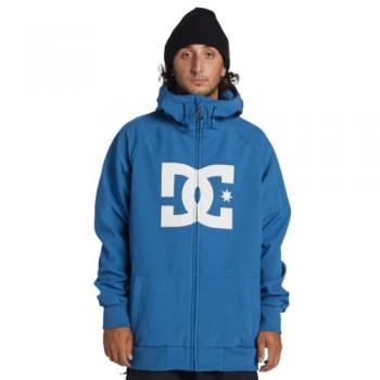 DC Shoes Spectrum - Chaqueta de nieve con capucha, color azul oscuro, talla M, diseño estándar para hombre