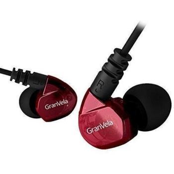 GranVela®V6 Auriculares Deportivos Con Cancelación De Ruido Y Un Encaje Universal Con Micrófono, Son Buenos Para Salir A Correr, Viajando O En El Gimnasio, Con Un Cable Desplegable - Vino rojo