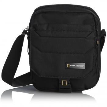 NATIONAL GEOGRAPHIC Bolso Bandolera, Adultos Unisex, Negro