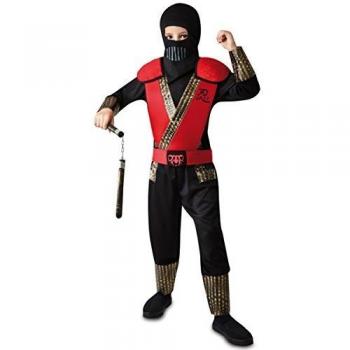 VIVING - Disfraz ninja rojo5-6 años