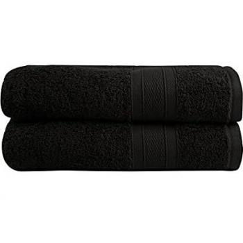 TRIDENT Juego Toallas de baño - Soft & Plush - 100% algodón, 500 gsm, 2 Pieza Juego Toallas de baño, súper Absorbente, Ultra Suave