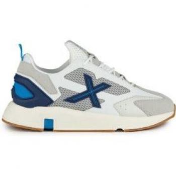Zapatilla Munich Avant 07 para hombre - Edición especial en blanco y azul