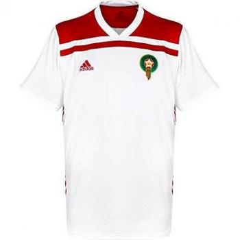 adidas Selección Marruecos Segunda Equipación 2019-2020, Camiseta, White-Power Red, Talla XL