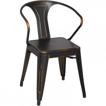 SuperStudio lo+demoda Antique Greek - Silla, Acero, 81 x 61 x 63 cm, Color Cobre