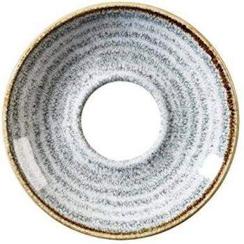 Platillo para taza de espresso Studio Prints Gris Piedra Churchill; 11.8 cm (Ø); gris claro/marrón; redondo; 12 unidades / paquete