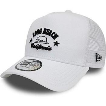 New Era Long Beach Trucker Ne Whiblk Gorra, Unisex Adulto, White, Única