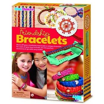 4M- Friendship Bracelets Kidzmaker Pulseras de La Amistad, Multicolor