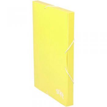 Carpeta de Proyectos PP Soft Amarillo Pastel 2,5 cm