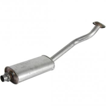 Silenciador delantero e intermedio 4MAX 0219-01-04317 y 0219-01-04317P, fabricado en acero inoxidable, con diseño de bajo ruido, compatible con vehículos específicos, fácil instalación