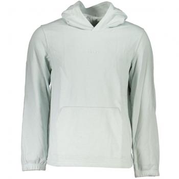 Chic Green Hooded Sweatshirt with Small Logo - Size L