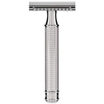 Maquinilla de Afeitar Clásica Mühle R89 Peine Cerrado, Tipo: Maquinilla de Afeitar Tradicional, Características: Diseño clásico, acabado en cromo, peine cerrado para un afeitado suave