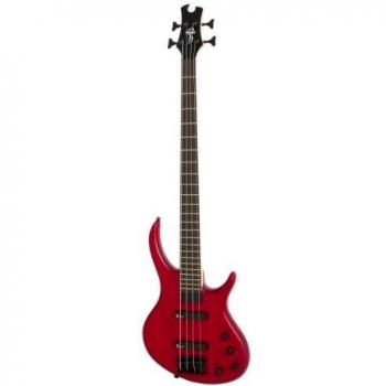 Epiphone Toby Deluxe-IV Electric Bass Guitar - Trans Red Finish