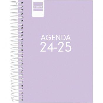 Agenda Cool 2024-2025 Lila Septiembre 2024 - Junio 2025 + Julio y Agosto Finocam