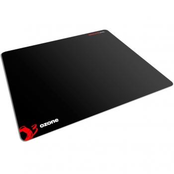 Alfombrilla Gamer Ozone Ground Level S - Tamaño Compacto, Ergonómica, Superficie de Tela Suave, Base Antideslizante de Goma - Color Negro