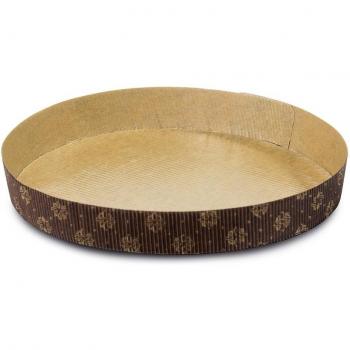 Guardini, Monouso, 3 Moldes para Tarta Ø 21cm. Material: Papel de Horno, Color Beige.