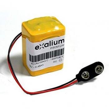 Pila alcalina 2 x LR61 para presión de Alarma Conector 18V