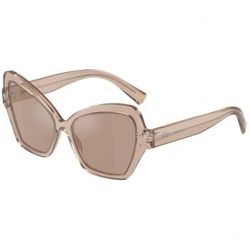 Dolce & Gabbana DG4463F Asian Fit 34325A Women's Sunglasses Brown Size 56