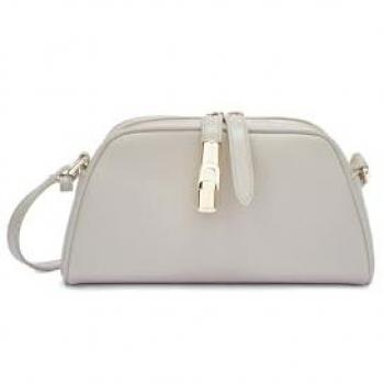Furla Goccia Beige Leather Crossbody Bag for Women
