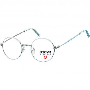 Montana Eyewear MM584 MM584E Armazones para Hombre Azules, Gafas Recetadas, 49 Lentes Recetadas
