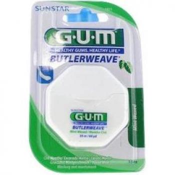 GUM® 1855 Seda Dental con Cera Mentolada 54,8m