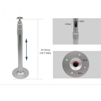 Soporte Universal para Proyector LCD/DLP Rigal, Montaje en Pared, Metal, Ajustable 40cm a 60cm
