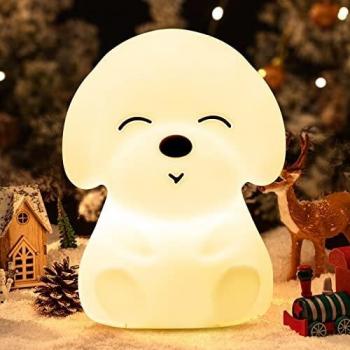 Onefire Luz Nocturna Infantil, Recargable Luz Quitamiedos Infantil, Quitamiedos Infantil 7 LED Colores,Tap Control Lámparas de Niño para Habitación, Decoracion Hogar Regalos Navidad