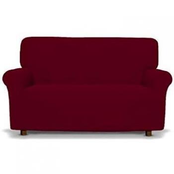 Italian Bed Linen Più Bello Funda Cubre Sofá, Poliéster, Burdeos, 2 PLAZAS