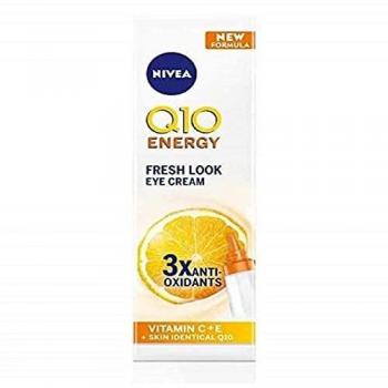 Crema de Ojos Nivea Q10 Energy Fresh Look con Vitaminas - 15 ml