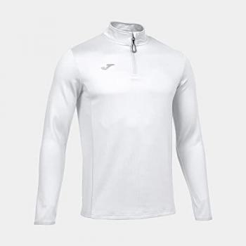 Joma Men's Running Night Half Zip Sweatshirt - White
