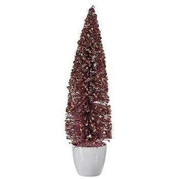 Árbol de Navidad Grande Multicolor Rosa Dorado Plástico 10 x 38 x 10 cm