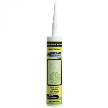 Wolfpack 14040006 Silicona Acida Negra 280cc