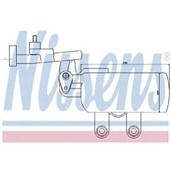Secadora de aire acondicionado NISSENS 95385 con filtro deshidratante
