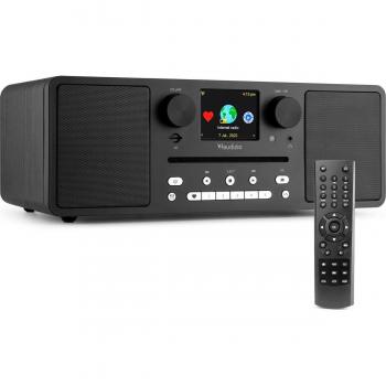 Audizio Naples Sistema de Música Digital CD/BT/DAB+/Internet Negro