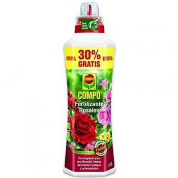 Compo Fertilizante Rosales 1300 ml, Negro