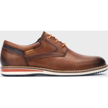 Pikolinos Avila M1T-4050 Men's Brown Leather Lace-Up Casual Shoes with Removable Insole