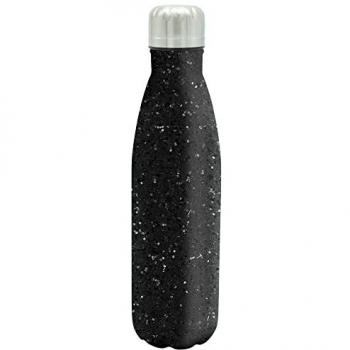 Dare 2b Metal Glitter Stainless Steel Drinks Bottle Black, 500ml, One Size Unisex
