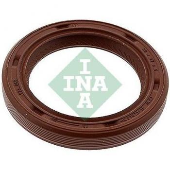 Retén de árbol de levas INA 413 0407 10, tipo: retén, características: alta resistencia a la temperatura, material elastomérico, diseño de doble labio para mejor sellado, compatible con múltiples marcas y modelos